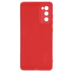 Husa protectie, interior de catifea, compatibila cu Samsung Galaxy S20 FE, FONIX BloomShield, silicon, margini ridicate, slim, Rosu3