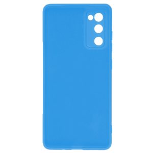 Husa protectie, interior de catifea, compatibila cu Samsung Galaxy S20 FE, FONIX BloomShield, silicon, margini ridicate, slim, Albastru3