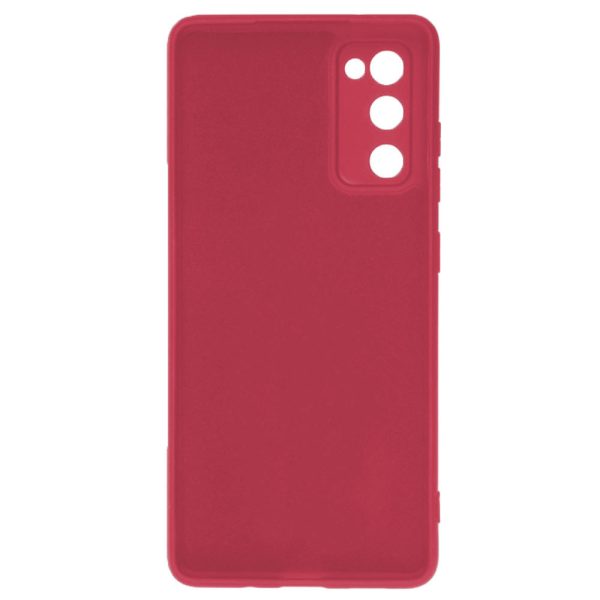 Husa protectie, interior de catifea, compatibila cu Samsung Galaxy S20 FE, FONIX BloomShield, silicon, margini ridicate, slim, Magenta3