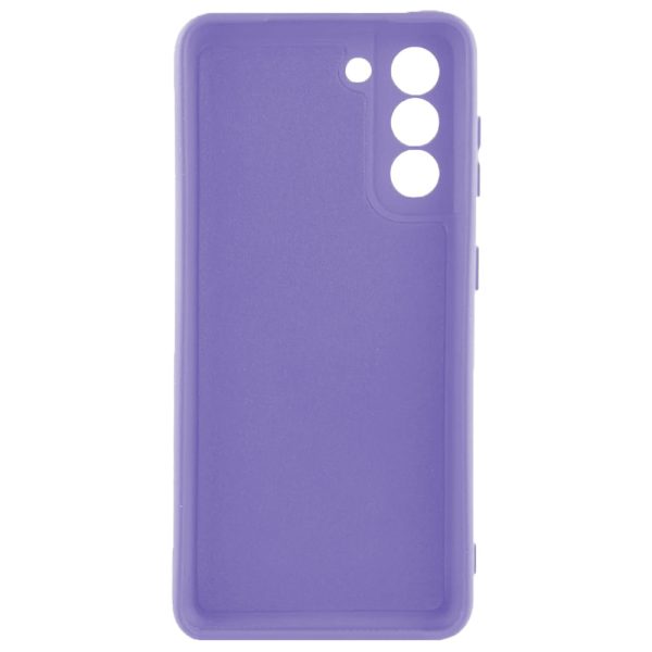 Husa protectie, interior de catifea, compatibila cu Samsung Galaxy S21, FONIX BloomShield, silicon, margini ridicate, slim, Mov3