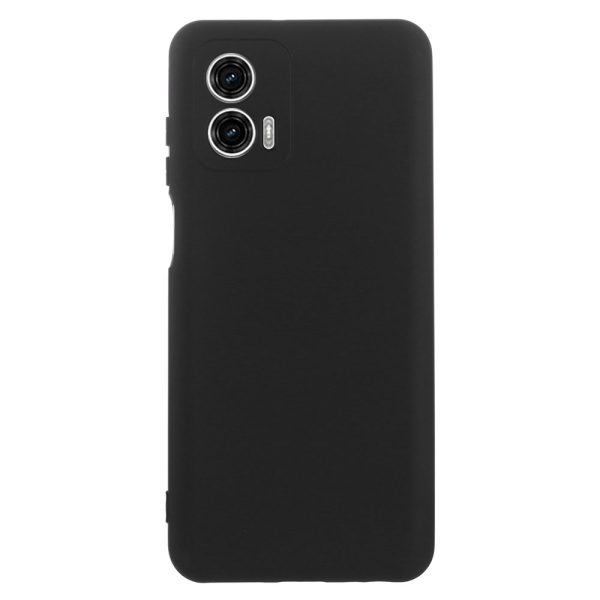 Husa protectie, interior de catifea, compatibila cu Motorola Moto G73, FONIX BloomShield, silicon, margini ridicate, slim, Negru2