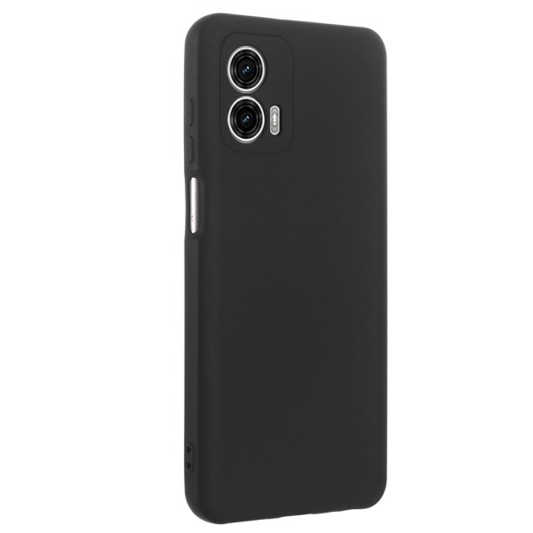 Husa protectie, interior de catifea, compatibila cu Motorola Moto G73, FONIX BloomShield, silicon, margini ridicate, slim, Negru3