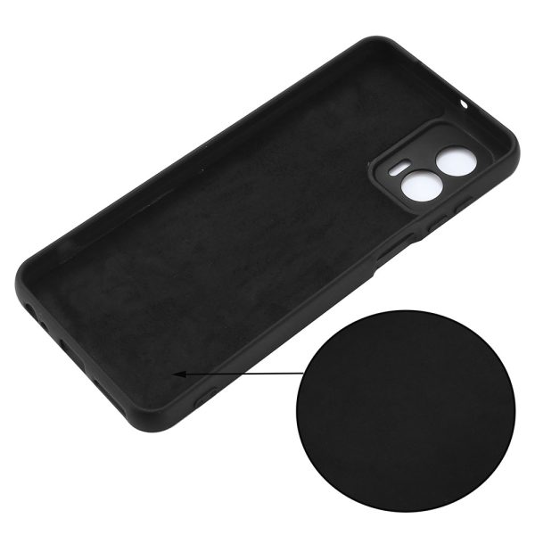 Husa protectie, interior de catifea, compatibila cu Motorola Moto G73, FONIX BloomShield, silicon, margini ridicate, slim, Negru4