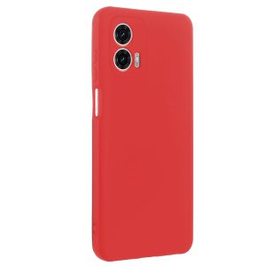 Husa protectie, interior de catifea, compatibila cu Motorola Moto G73, FONIX BloomShield, silicon, margini ridicate, slim, Rosu3