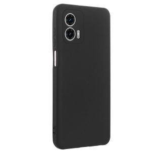 Husa protectie, interior de catifea, compatibila cu Motorola Moto G53, FONIX BloomShield, silicon, margini ridicate, slim, Negru2