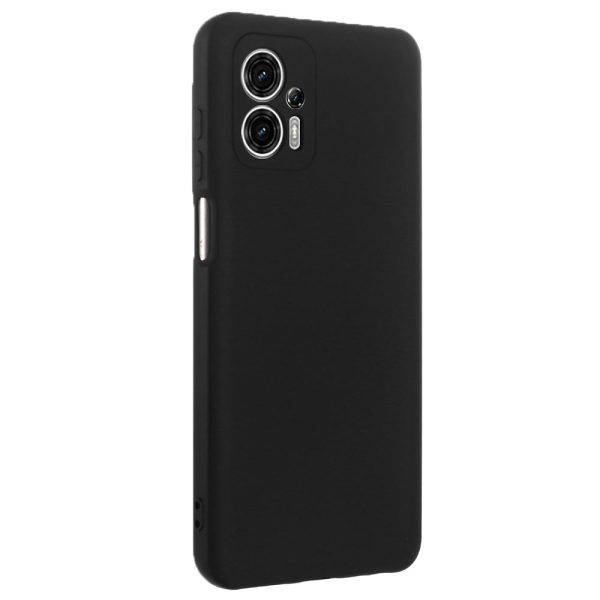 Husa protectie, interior de catifea, compatibila cu Motorola Moto G13, FONIX BloomShield, silicon, margini ridicate, slim, Negru3