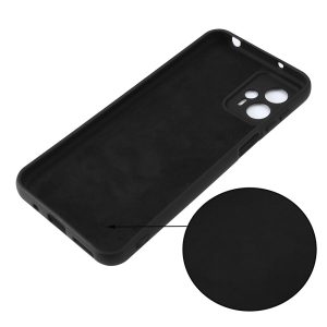 Husa protectie, interior de catifea, compatibila cu Motorola Moto G13, FONIX BloomShield, silicon, margini ridicate, slim, Negru4