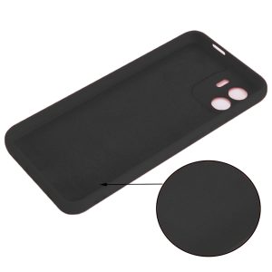 Husa protectie, interior de catifea, compatibila cu Xiaomi Redmi A1, FONIX BloomShield, silicon, margini ridicate, slim, Negru3