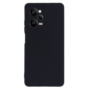 Husa protectie, interior de catifea, compatibila cu Xiaomi Redmi Note 12 Pro 5G / Poco X5 Pro, FONIX BloomShield, silicon, margini ridicate, slim, Negru2