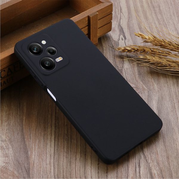 Husa protectie, interior de catifea, compatibila cu Xiaomi Redmi Note 12 Pro 5G / Poco X5 Pro, FONIX BloomShield, silicon, margini ridicate, slim, Negru5