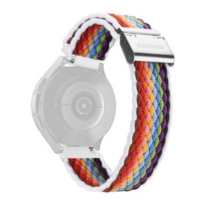 Curea compatibila cu Huawei GT 2 Pro 46 mm, Fonix Stripes, Textil elastic, Respirabil, Comfortabila, Inchidere cu catarama, Atasare simpla, Fixa, Multicolor - 2