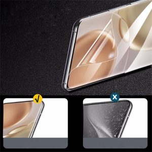 Folie Comando ElastoSafe compatibila cu Samsung Galaxy A04s, Microcapsule self-healing, Elastomer flexibil, Protectie sigura, Lipici pe intreaga suprafata, Montare rapida si usoara, Compatibila cu senzorul de amprenta, Case-Friendly Surface - 5