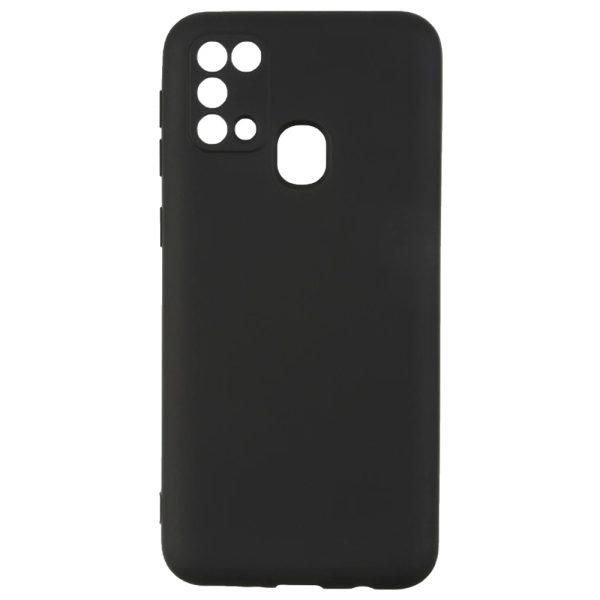 Husa protectie, interior de catifea, compatibila cu Samsung Galaxy M31, FONIX BloomShield, silicon, margini ridicate, slim, Negru2