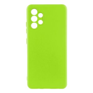 Husa protectie, interior de catifea, compatibila cu Samsung Galaxy A32 4G, FONIX BloomShield, silicon, margini ridicate, slim, Verde neon2