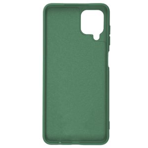 Husa protectie, interior de catifea, compatibila cu Samsung Galaxy A22 4G / M22 4G, FONIX BloomShield, silicon, margini ridicate, slim, Verde inchis3