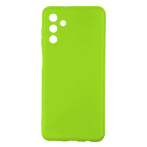 Husa protectie, interior de catifea, compatibila cu Samsung Galaxy A13 5G / A04s, FONIX BloomShield, silicon, margini ridicate, slim, Verde neon2