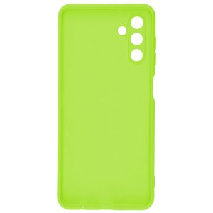 Husa protectie, interior de catifea, compatibila cu Samsung Galaxy A13 5G / A04s, FONIX BloomShield, silicon, margini ridicate, slim, Verde neon3