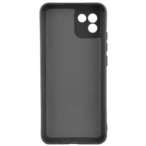 Husa protectie, interior de catifea, compatibila cu Samsung Galaxy A03 4G, FONIX BloomShield, silicon, margini ridicate, slim, Negru3