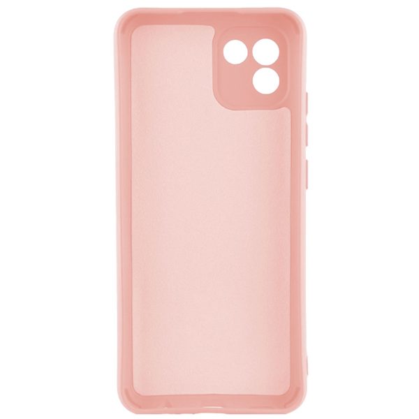 Husa protectie, interior de catifea, compatibila cu Samsung Galaxy A03 4G, FONIX BloomShield, silicon, margini ridicate, slim, Roz3