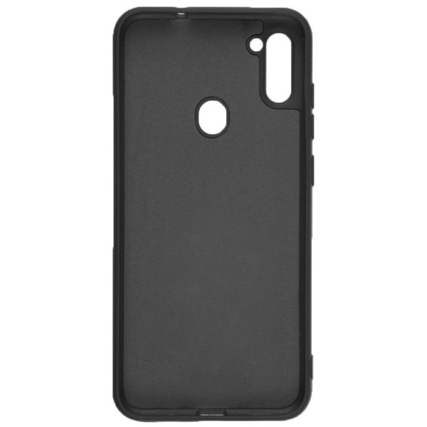 Husa protectie, interior de catifea, compatibila cu Samsung Galaxy A11 / M11, FONIX BloomShield, silicon, margini ridicate, slim, Negru3