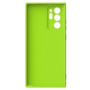 Husa protectie, interior de catifea, compatibila cu Samsung Galaxy Note 20 Ultra, FONIX BloomShield, silicon, margini ridicate, slim, Verde neon3