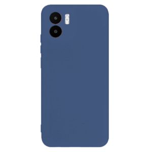 Husa protectie, interior de catifea, compatibila cu Xiaomi Redmi A2 Plus, FONIX BloomShield, silicon, margini ridicate, slim, Albastru inchis