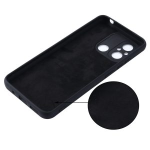 Husa protectie, interior de catifea, compatibila cu Xiaomi Redmi 11A, FONIX BloomShield, silicon, margini ridicate, slim, Negru3