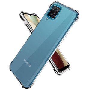 Husa Antisoc compatibila cu Samsung Galaxy A12 / M12, Supreme Protection, Drop-Proof, Shock-Proof, Protectie suplimentara la colturi, Design minimalist, 1,5 mm, Transparenta2