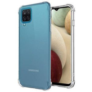 Husa Antisoc compatibila cu Samsung Galaxy A12 / M12, Supreme Protection, Drop-Proof, Shock-Proof, Protectie suplimentara la colturi, Design minimalist, 1,5 mm, Transparenta