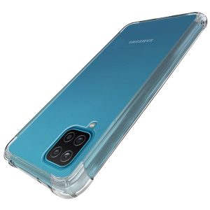 Husa Antisoc compatibila cu Samsung Galaxy A12 / M12, Supreme Protection, Drop-Proof, Shock-Proof, Protectie suplimentara la colturi, Design minimalist, 1,5 mm, Transparenta