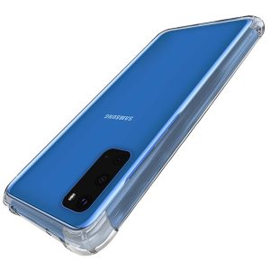 Husa Antisoc compatibila cu Samsung Galaxy S20, Supreme Protection, Drop-Proof, Shock-Proof, Protectie suplimentara la colturi, Design minimalist, 1,5 mm, Transparenta