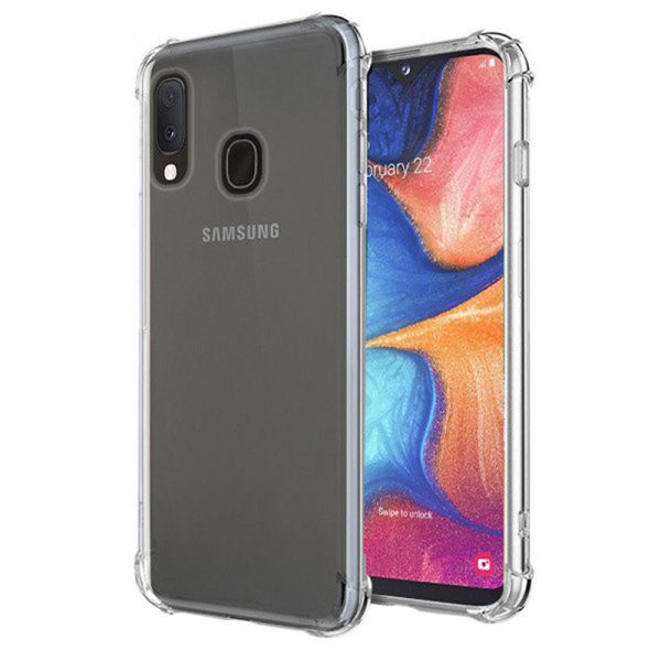 Husa Antisoc compatibila cu Samsung Galaxy A20e, Supreme Protection, Drop-Proof, Shock-Proof, Protectie suplimentara la colturi, Design minimalist, 1,5 mm, Transparenta