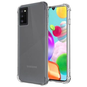 Husa Antisoc compatibila cu Samsung Galaxy A41, Supreme Protection, Drop-Proof, Shock-Proof, Protectie suplimentara la colturi, Design minimalist, 1,5 mm, Transparenta