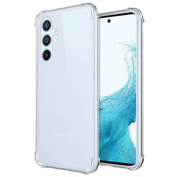 Husa Antisoc compatibila cu Samsung Galaxy A54 5G, Supreme Protection, Drop-Proof, Shock-Proof, Protectie suplimentara la colturi, Design minimalist, 1,5 mm, Transparenta