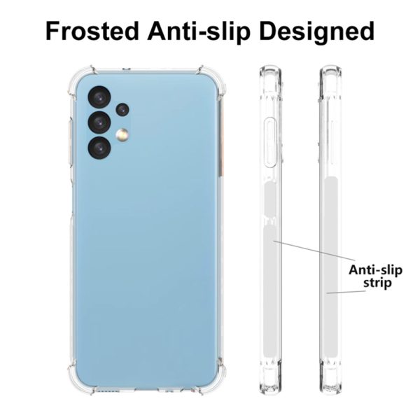 Husa Antisoc compatibila cu Samsung Galaxy A13 4G, Supreme Protection, Drop-Proof, Shock-Proof, Protectie suplimentara la colturi, Design minimalist, 1,5 mm, Transparenta2