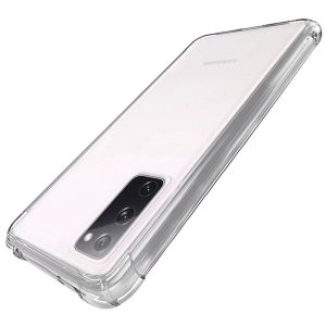 Husa Antisoc compatibila cu Samsung Galaxy S20 FE, Supreme Protection, Drop-Proof, Shock-Proof, Protectie suplimentara la colturi, Design minimalist, 1,5 mm, Transparenta