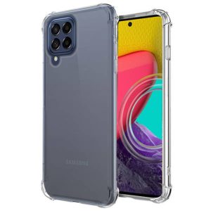 Husa Antisoc compatibila cu Samsung Galaxy M53 5G, Supreme Protection, Drop-Proof, Shock-Proof, Protectie suplimentara la colturi, Design minimalist, 1,5 mm, Transparenta