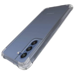 Husa Antisoc compatibila cu Samsung Galaxy S21 FE, Supreme Protection, Drop-Proof, Shock-Proof, Protectie suplimentara la colturi, Design minimalist, 1,5 mm, Transparenta