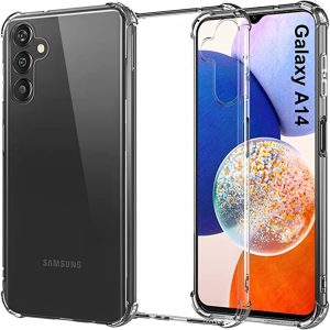 Husa Antisoc compatibila cu Samsung Galaxy A14 5G, Supreme Protection, Drop-Proof, Shock-Proof, Protectie suplimentara la colturi, Design minimalist, 1,5 mm, Transparenta4