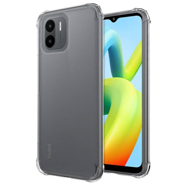 Husa Antisoc compatibila cu Xiaomi Redmi A1, Supreme Protection, Drop-Proof, Shock-Proof, Protectie suplimentara la colturi, Design minimalist, 1,5 mm, Transparenta