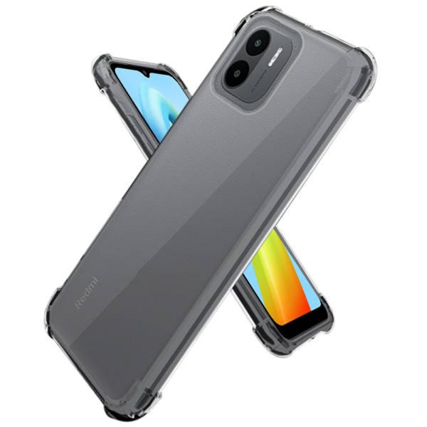 Husa Antisoc compatibila cu Xiaomi Redmi A1, Supreme Protection, Drop-Proof, Shock-Proof, Protectie suplimentara la colturi, Design minimalist, 1,5 mm, Transparenta2