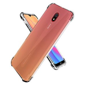 Husa Antisoc compatibila cu Xiaomi Redmi 8A, Supreme Protection, Drop-Proof, Shock-Proof, Protectie suplimentara la colturi, Design minimalist, 1,5 mm, Transparenta