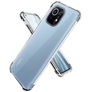 Husa Antisoc compatibila cu Xiaomi Mi 11, Supreme Protection, Drop-Proof, Shock-Proof, Protectie suplimentara la colturi, Design minimalist, 1,5 mm, Transparenta2