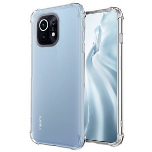 Husa Antisoc compatibila cu Xiaomi Mi 11, Supreme Protection, Drop-Proof, Shock-Proof, Protectie suplimentara la colturi, Design minimalist, 1,5 mm, Transparenta