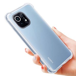 Husa Antisoc compatibila cu Xiaomi Mi 11, Supreme Protection, Drop-Proof, Shock-Proof, Protectie suplimentara la colturi, Design minimalist, 1,5 mm, Transparenta3