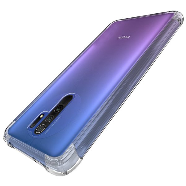 Husa Antisoc compatibila cu Xiaomi Redmi 9, Supreme Protection, Drop-Proof, Shock-Proof, Protectie suplimentara la colturi, Design minimalist, 1,5 mm, Transparenta