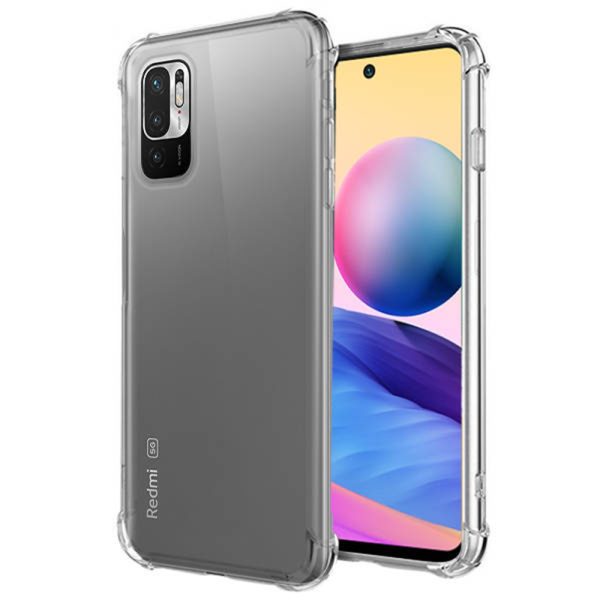 Husa Antisoc compatibila cu Xiaomi Redmi Note 10 5G, Supreme Protection, Drop-Proof, Shock-Proof, Protectie suplimentara la colturi, Design minimalist, 1,5 mm, Transparenta