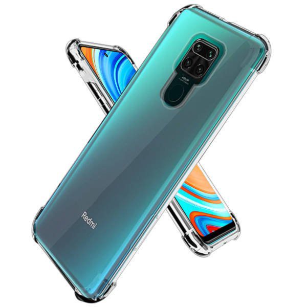 Husa Antisoc compatibila cu Xiaomi Redmi Note 9, Supreme Protection, Drop-Proof, Shock-Proof, Protectie suplimentara la colturi, Design minimalist, 1,5 mm, Transparenta