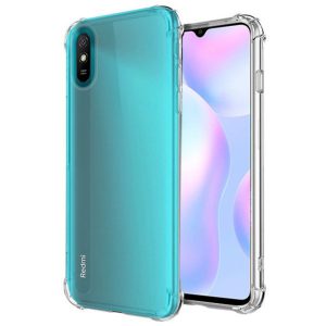 Husa Antisoc compatibila cu Xiaomi Redmi 9A / 9AT, Supreme Protection, Drop-Proof, Shock-Proof, Protectie suplimentara la colturi, Design minimalist, 1,5 mm, Transparenta