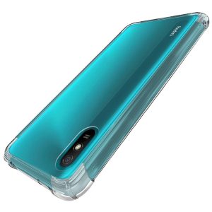 Husa Antisoc compatibila cu Xiaomi Redmi 9A / 9AT, Supreme Protection, Drop-Proof, Shock-Proof, Protectie suplimentara la colturi, Design minimalist, 1,5 mm, Transparenta